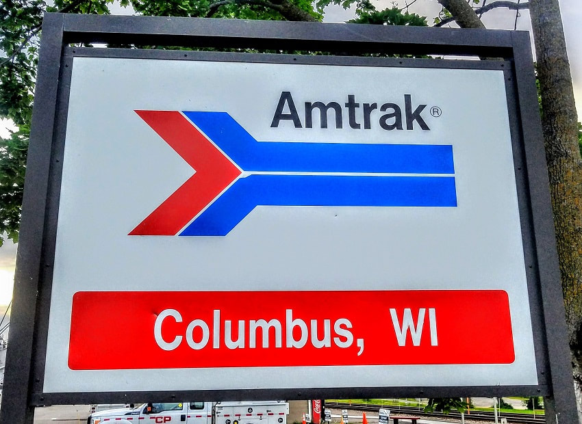 Columbus, Wisconsin Amtrak Train Station