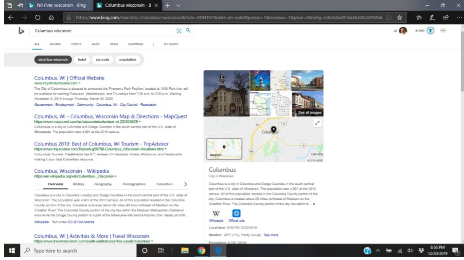 Community Search Engine Optimization Columbus, Wisconsin Google